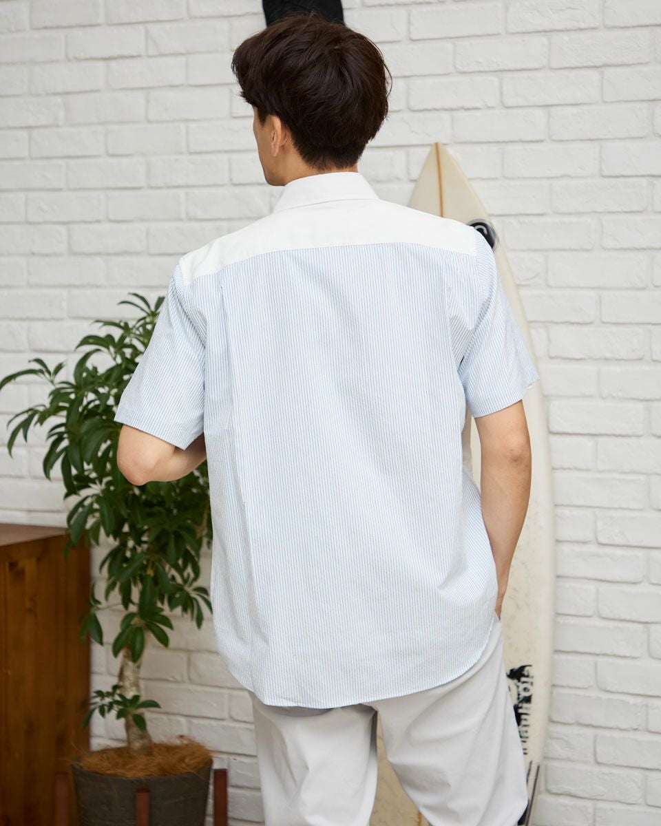 切替半袖シャツ
