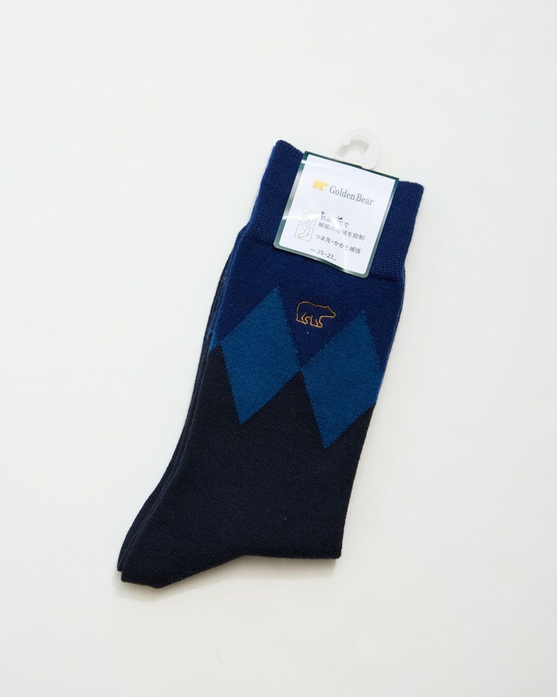 ダイヤ柄ソックス