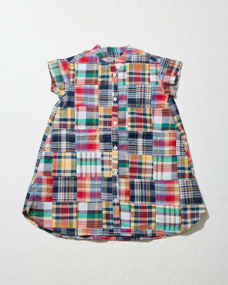 パッチワークワンピース