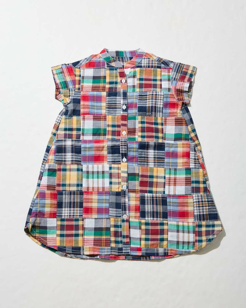 パッチワークワンピース