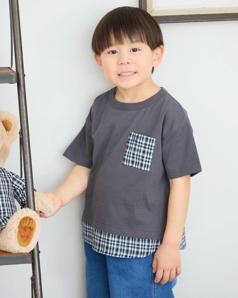 GBチェックTシャツ