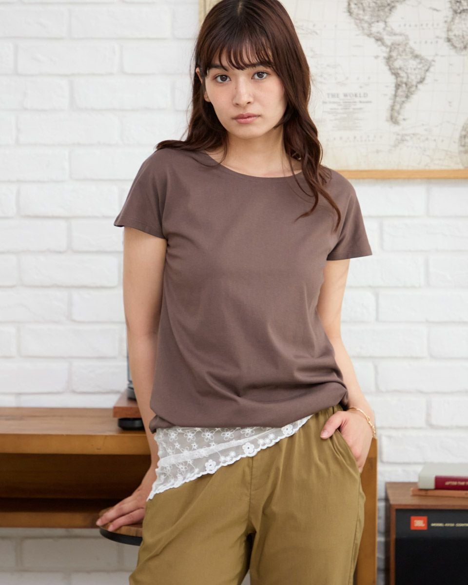 フレンチスリーブTシャツ