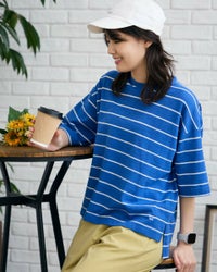 ジャカードボーダーTシャツ