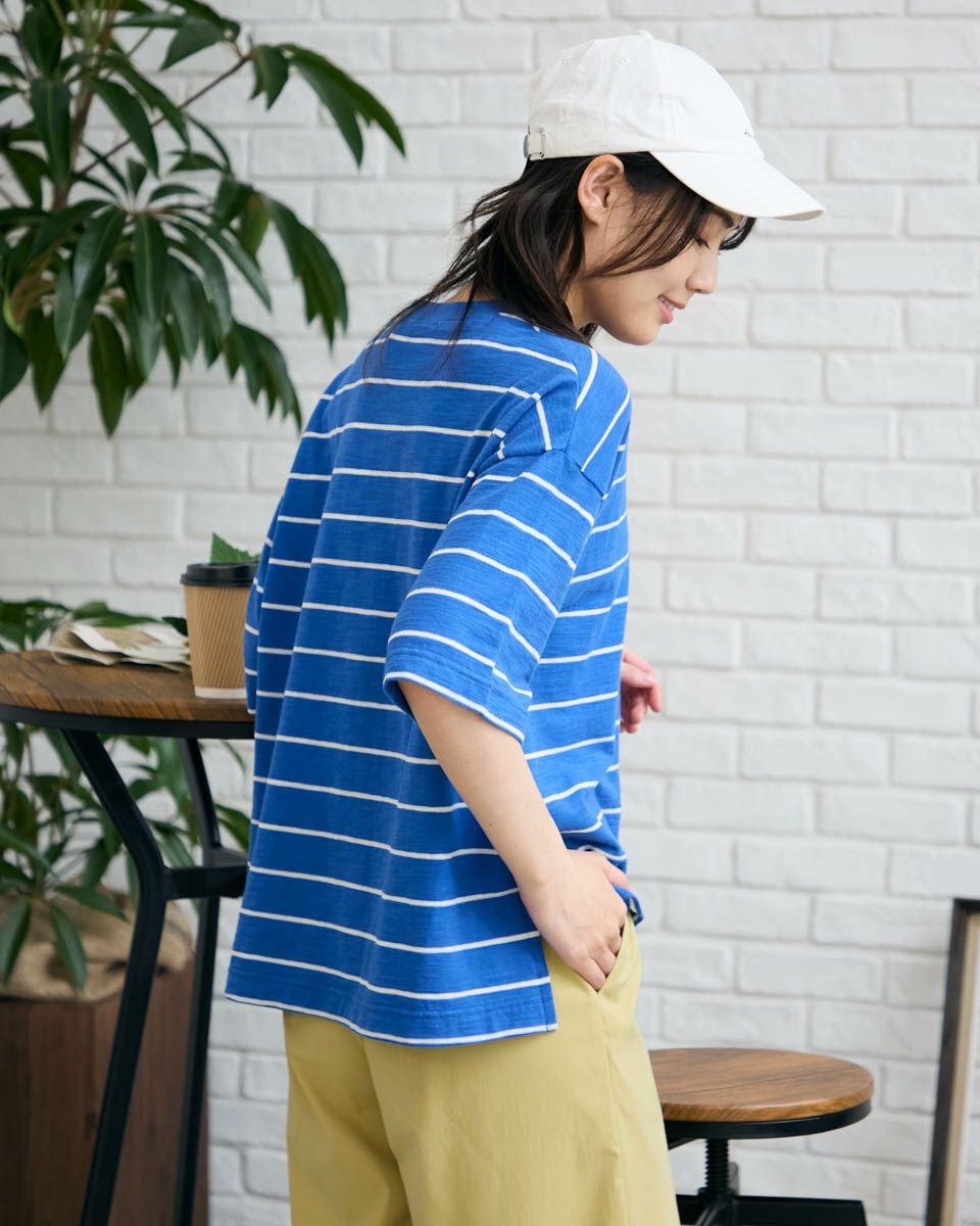 ジャカードボーダーTシャツ