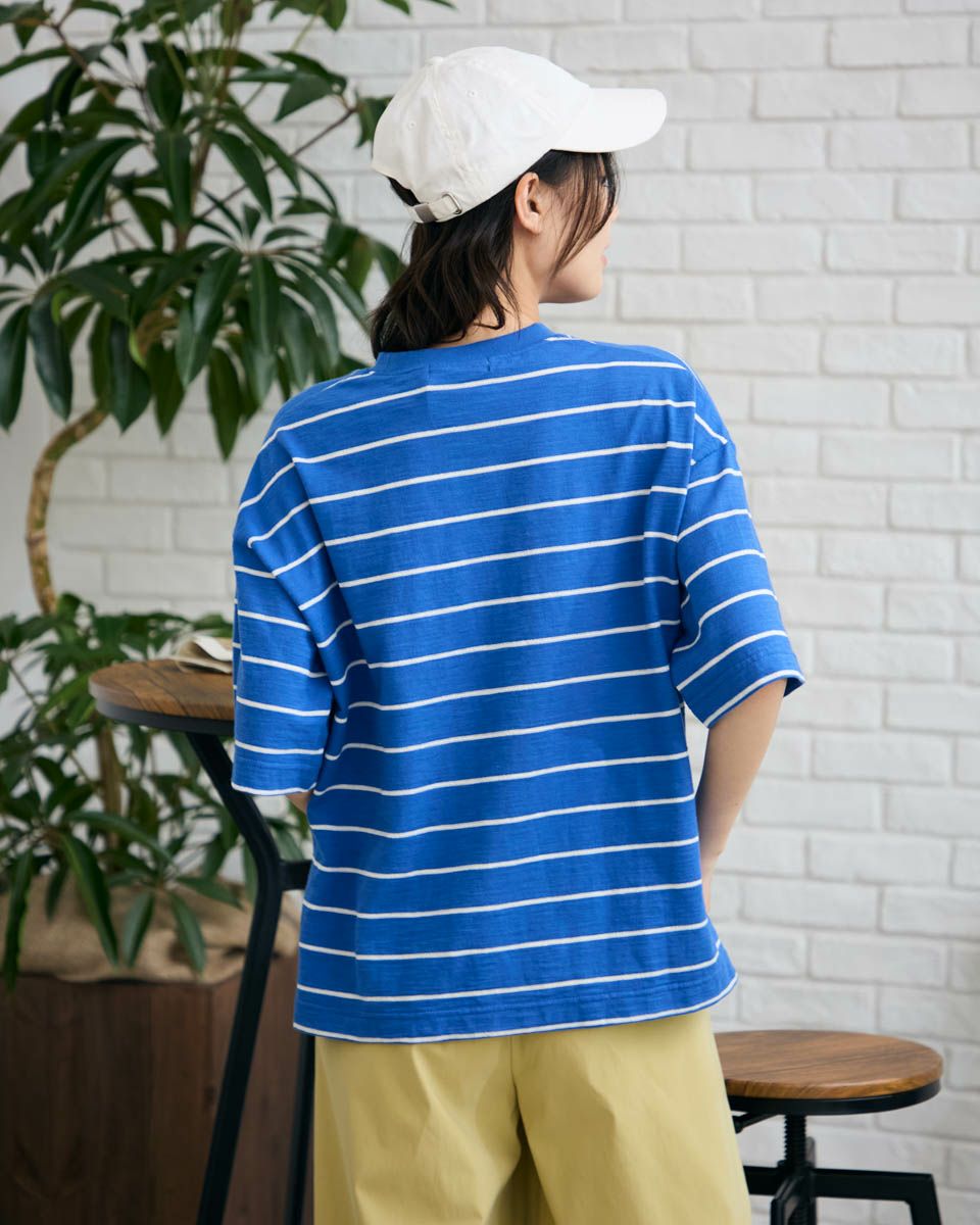 ジャカードボーダーTシャツ