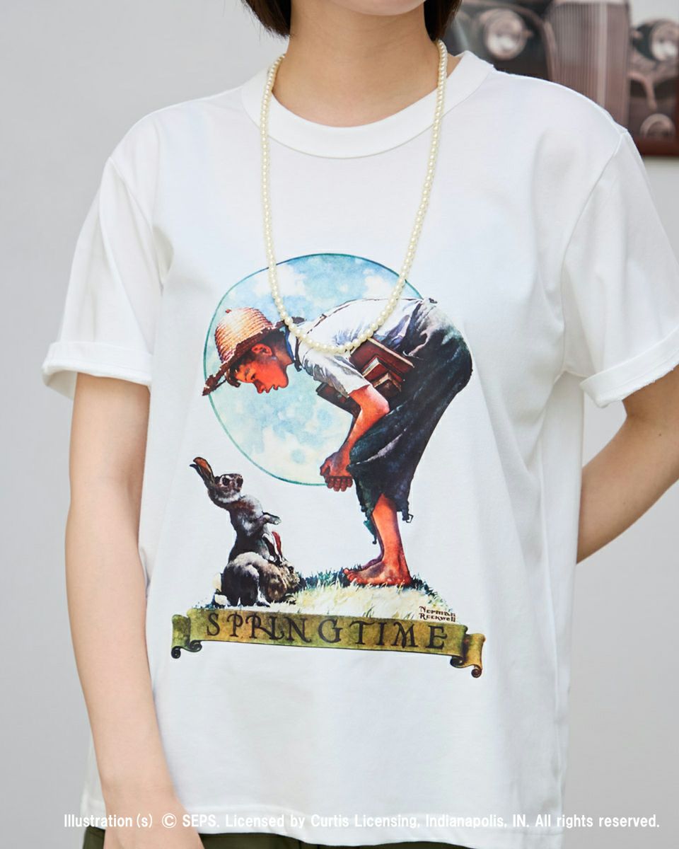 hugyourskin ベアプリント Tシャツ ホワイト Nasa Tennis Bear Print T-shirt ユニセックス 男女兼用 ナサ テニス