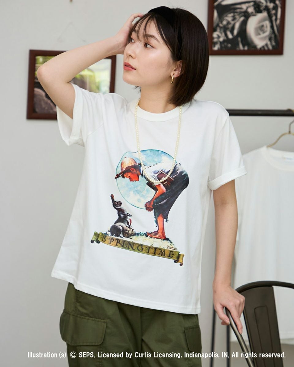 Golden BearアートTシャツ/サタデー・イブニング・ポスト | ゴールデン