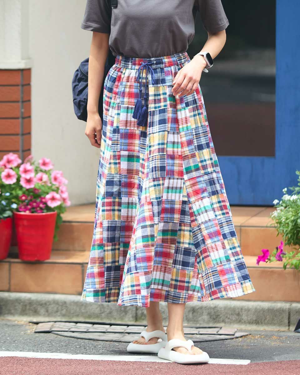 パッチワークスカート