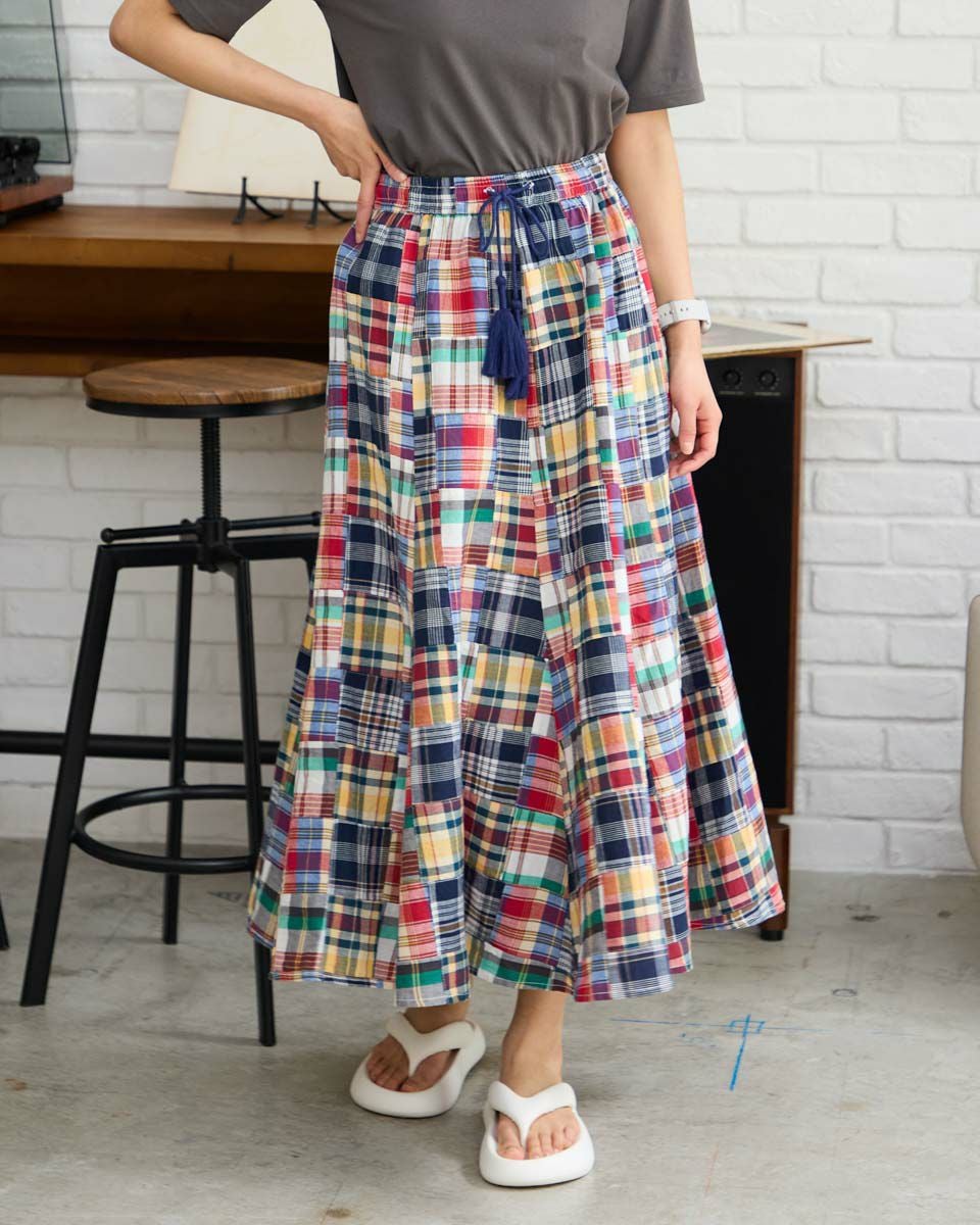パッチワークスカート