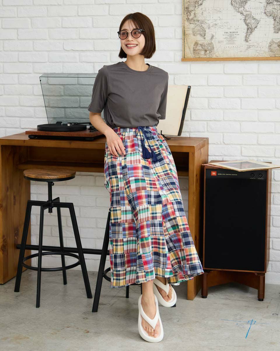 パッチワークスカート