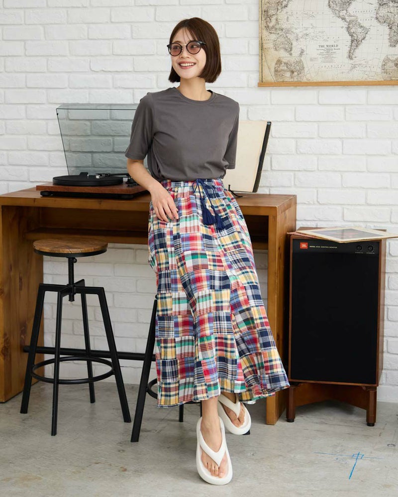 パッチワークスカート