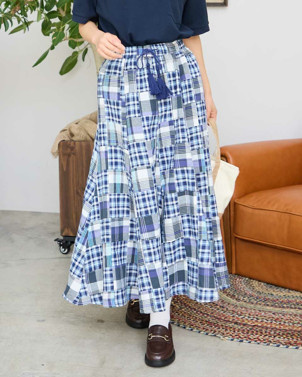 パッチワークスカート