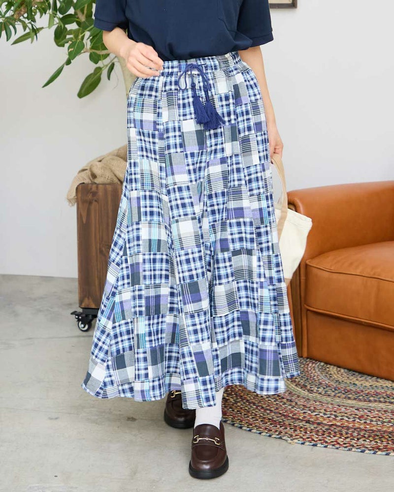 パッチワークスカート