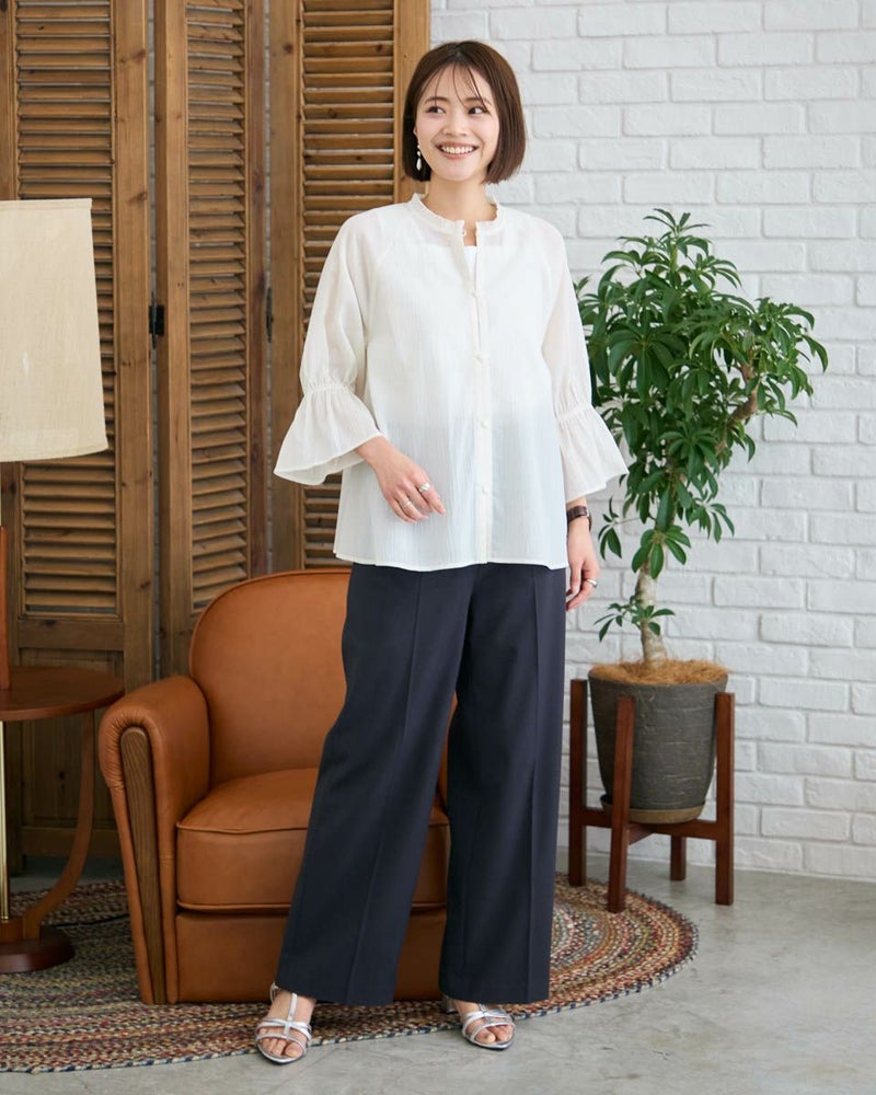 フレアブラウス