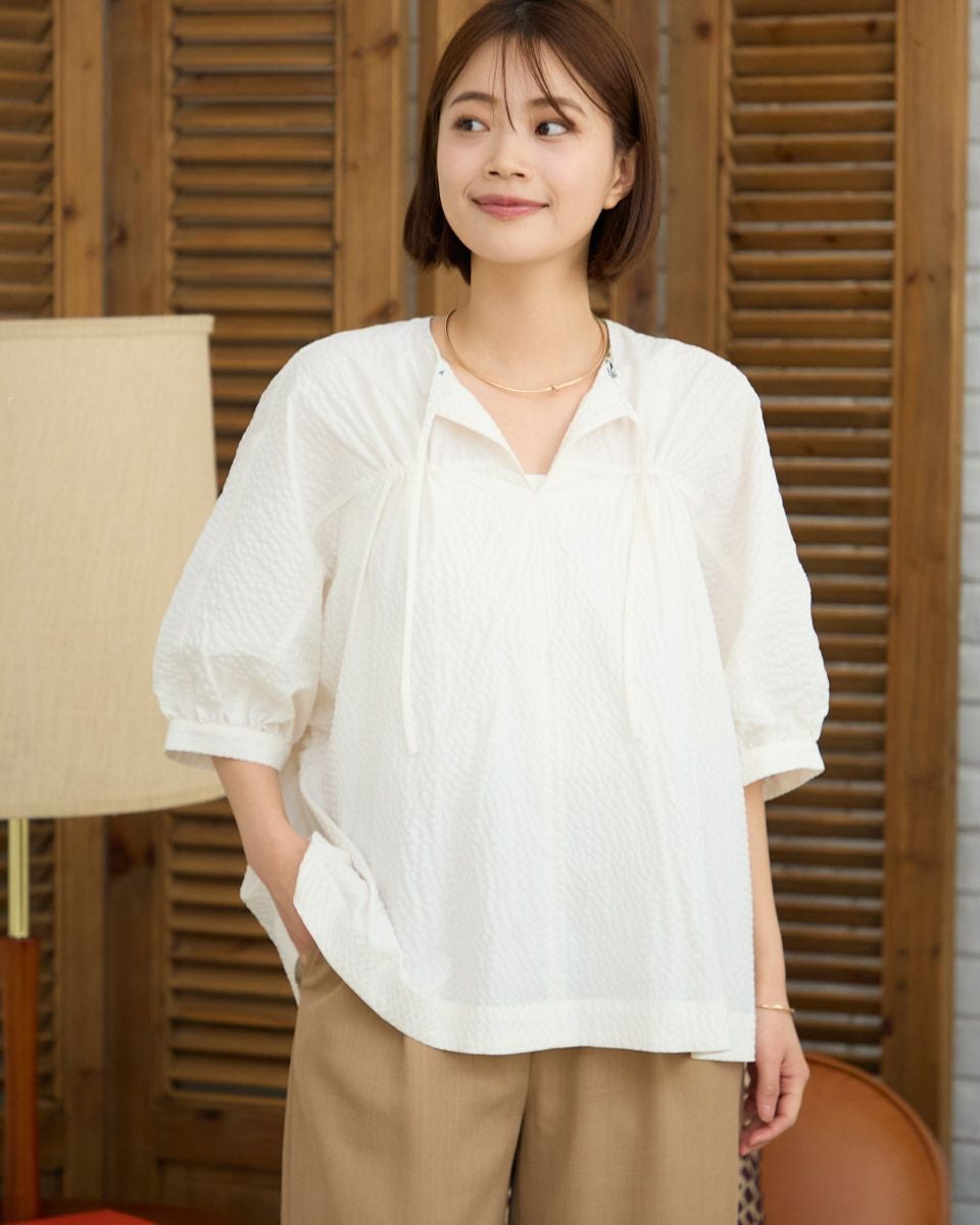 ギャザーブラウス
