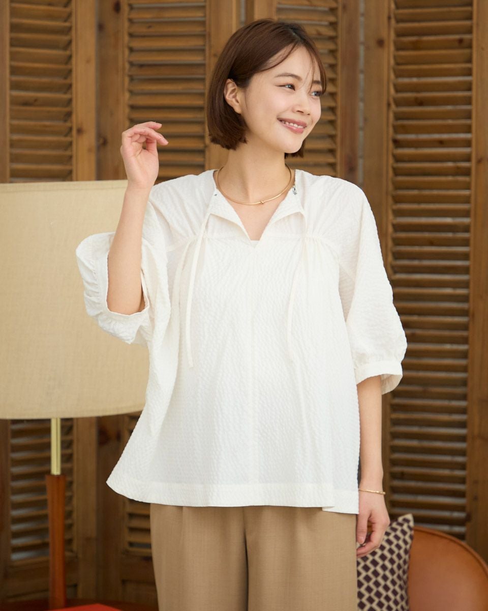 ギャザーブラウス