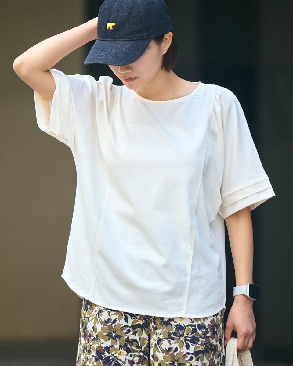 フレアスリーブプルオーバー