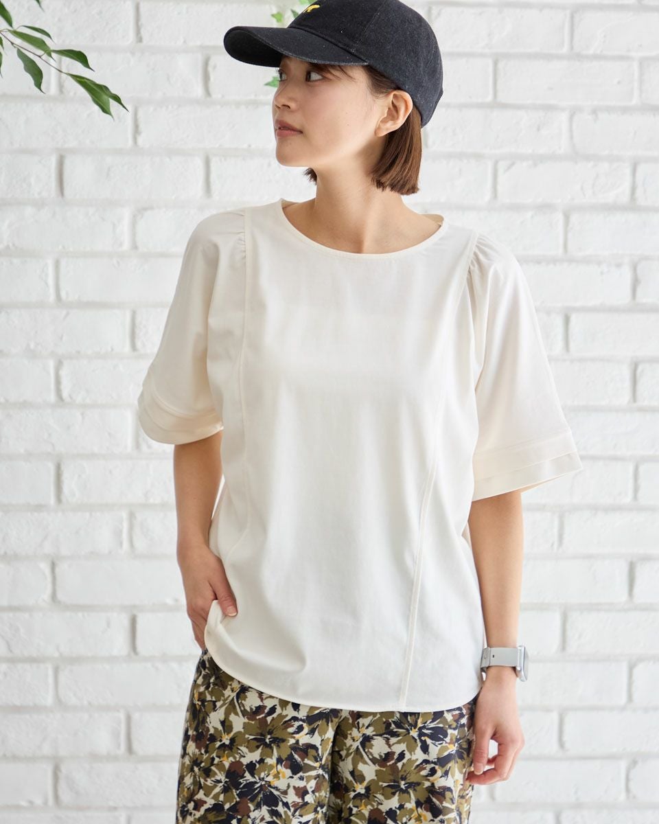 フレアスリーブプルオーバー