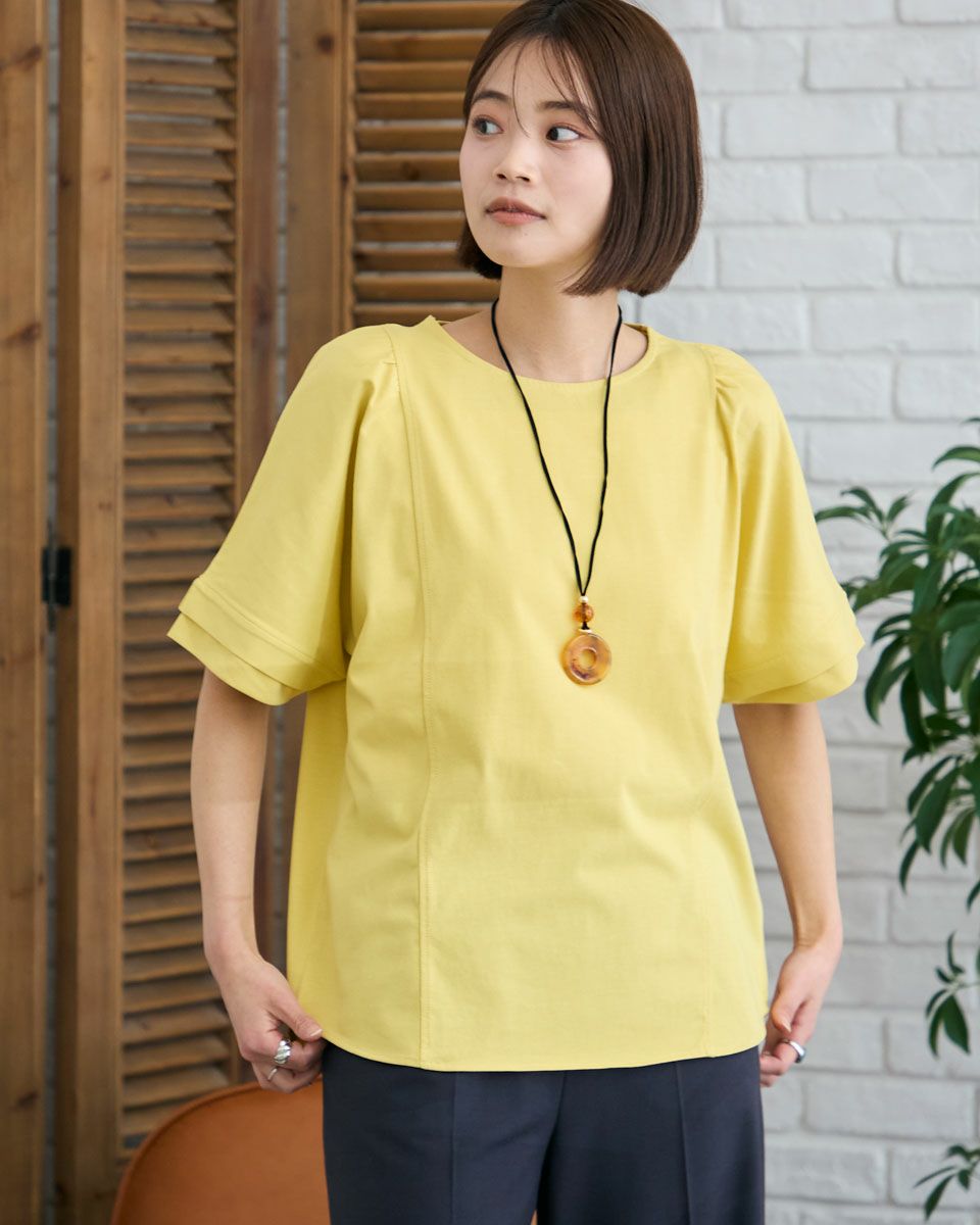 フレアスリーブプルオーバー