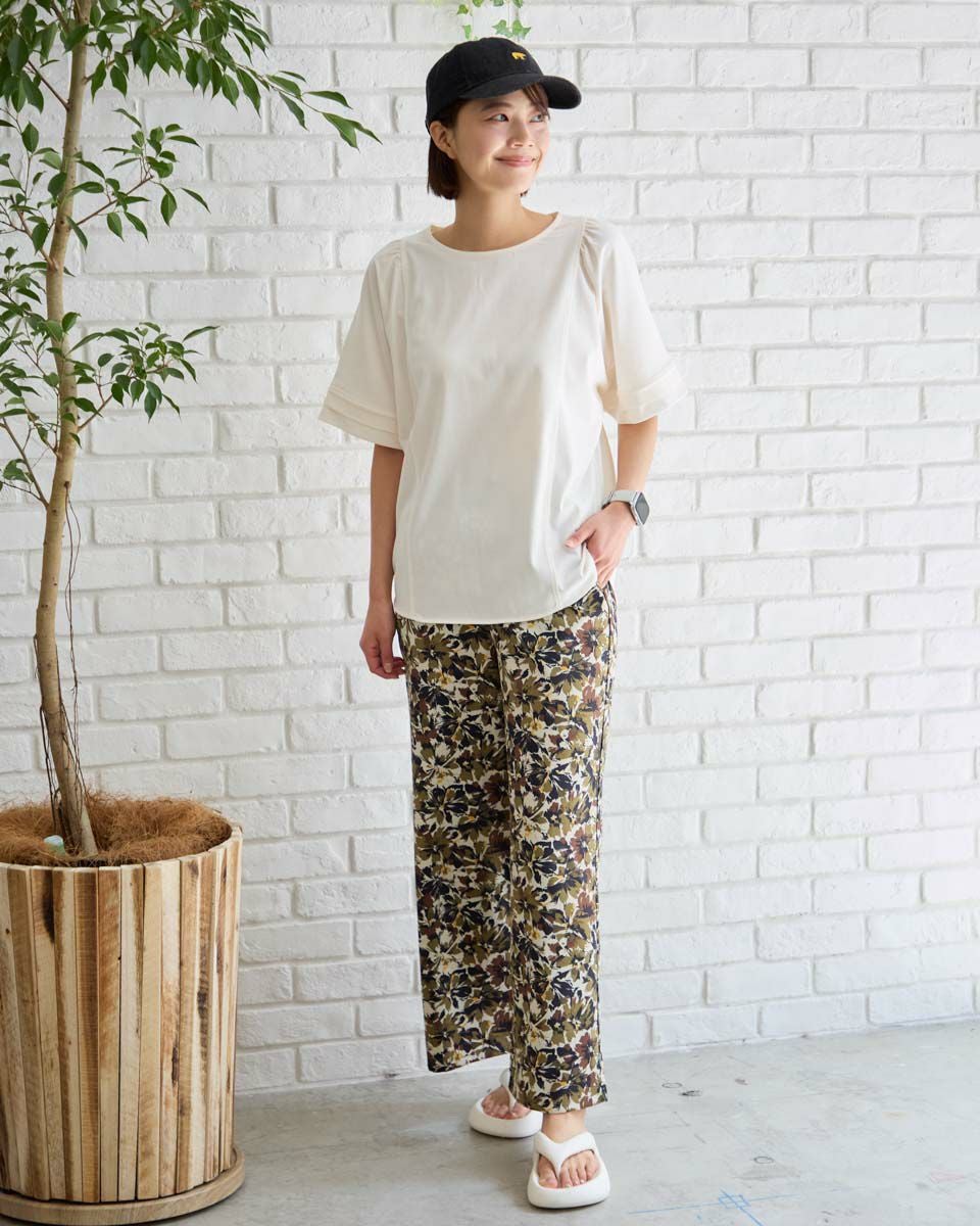 フレアスリーブプルオーバー