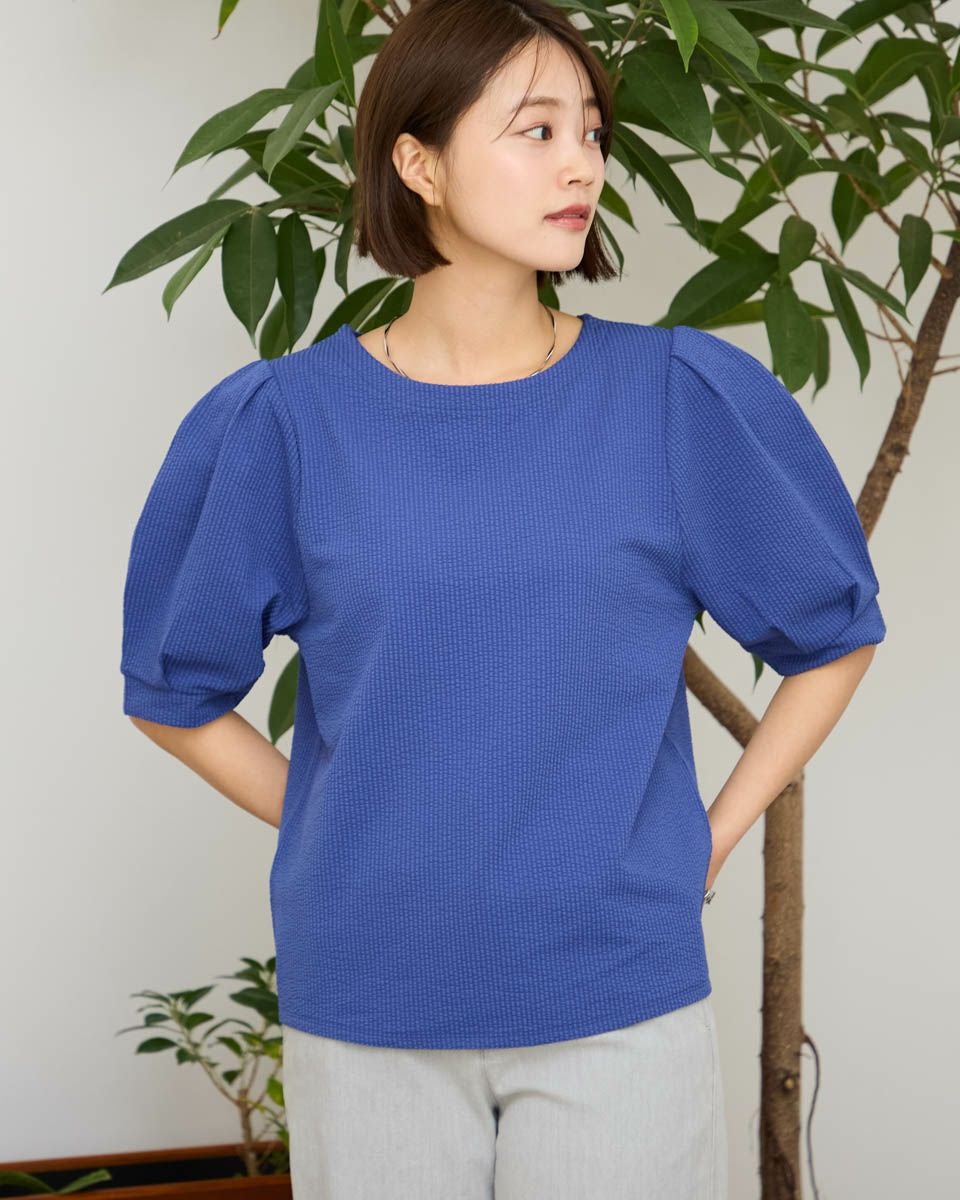 ボートネックプルオーバー