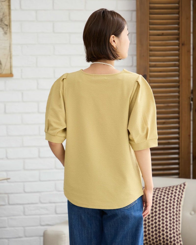 ボートネックプルオーバー