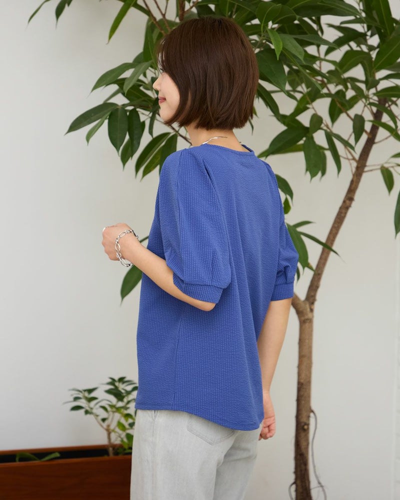 ボートネックプルオーバー