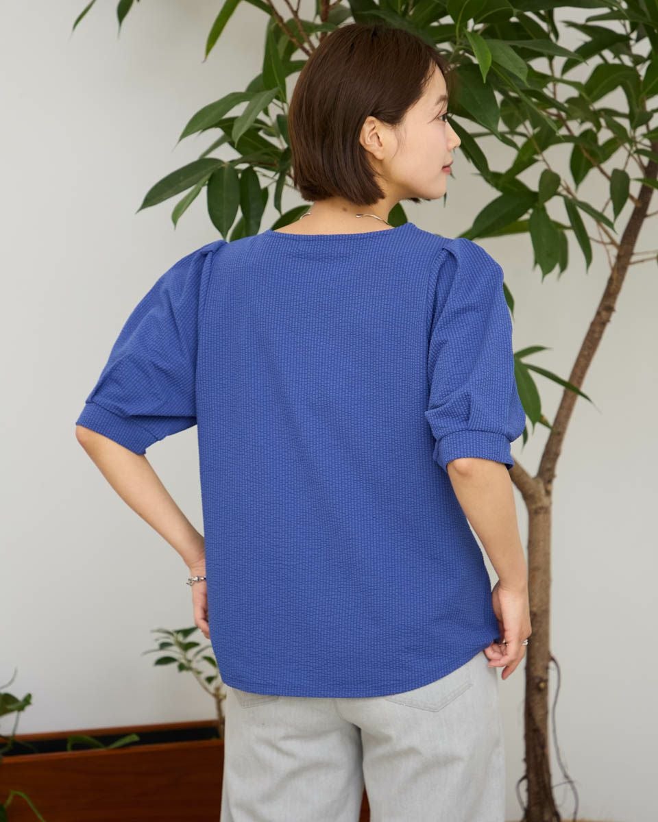 ボートネックプルオーバー