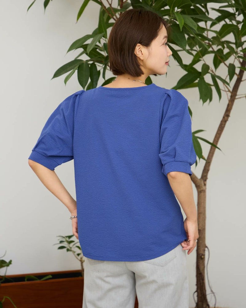 ボートネックプルオーバー