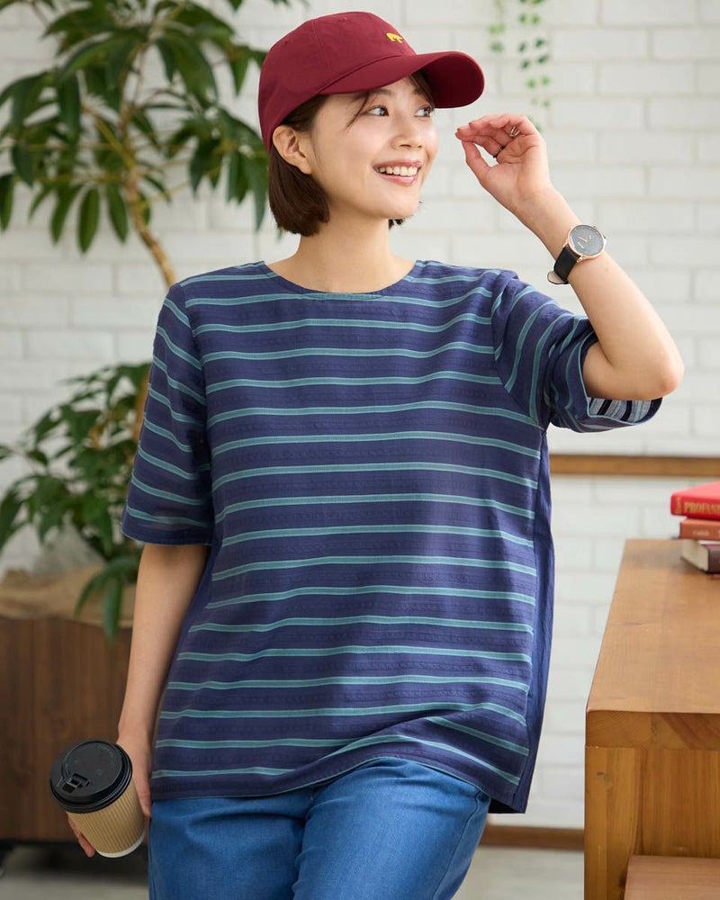 ジャカードブラウス