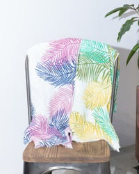 椰子柄ストール