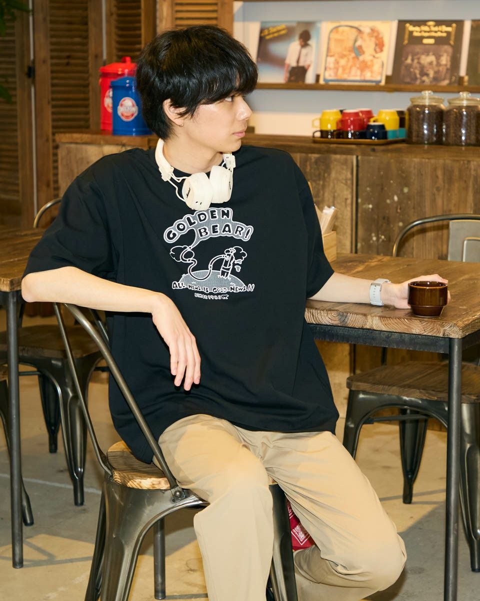 mikado Tシャツ　B@NDANA 着用 GUNSO LYFE STYLE Golden BearホースロゴプリントTシャツ / YUTAKA NOJIMA