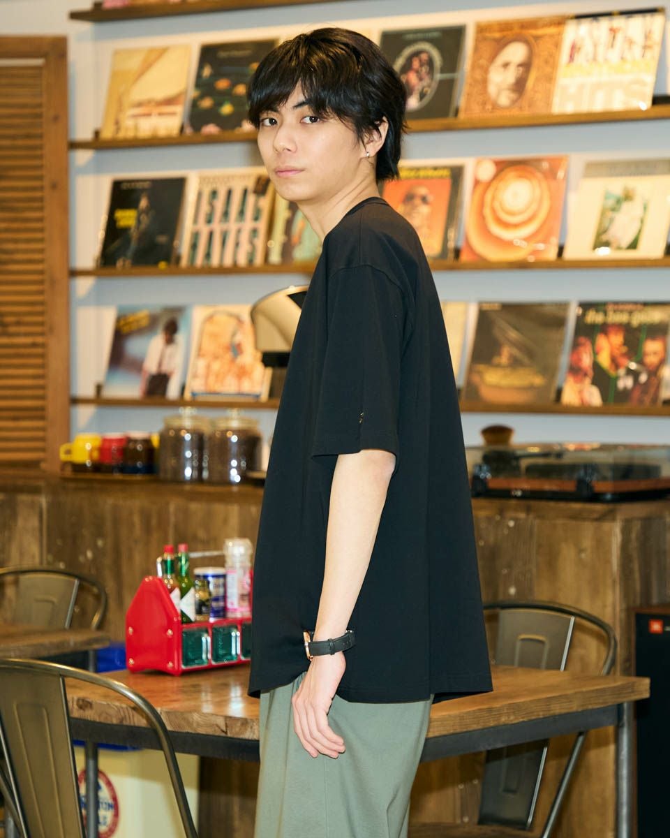 Golden BearモチーフプリントTシャツ / Saki Morinaga