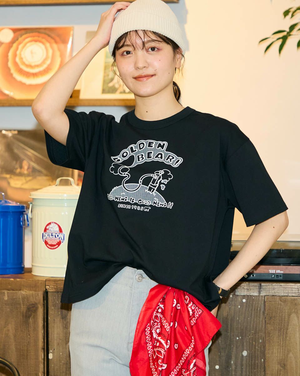つかゆきさま専用 【アメリカーナ】N/S LOGO TEE Golden BearホースロゴプリントTシャツ / YUTAKA NOJIMA