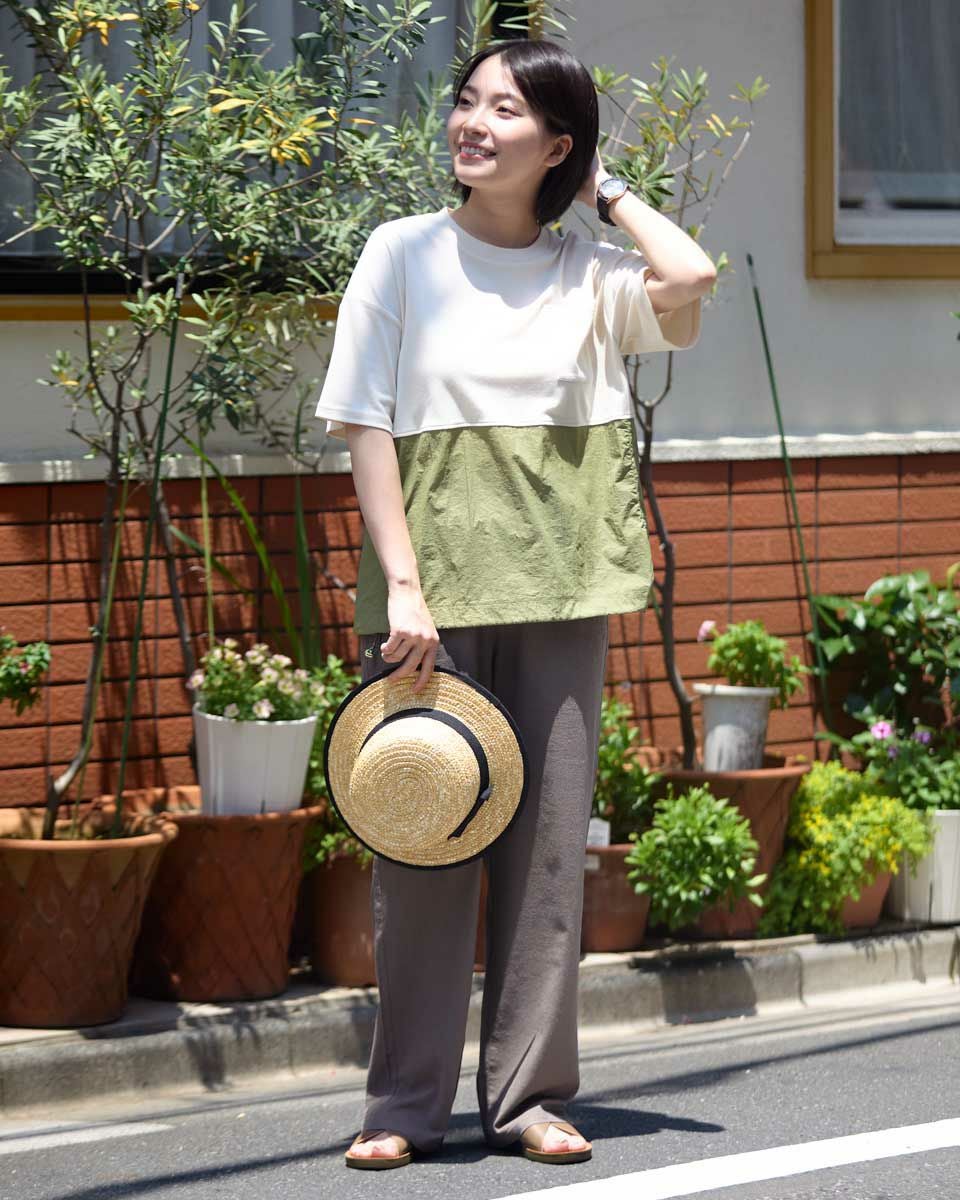 布帛切り替えＴシャツ