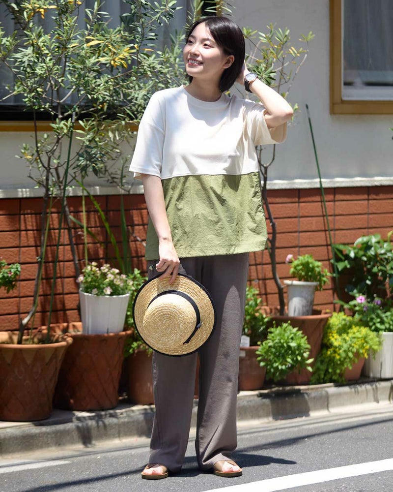 布帛切り替えＴシャツ