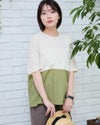 布帛切り替えＴシャツ