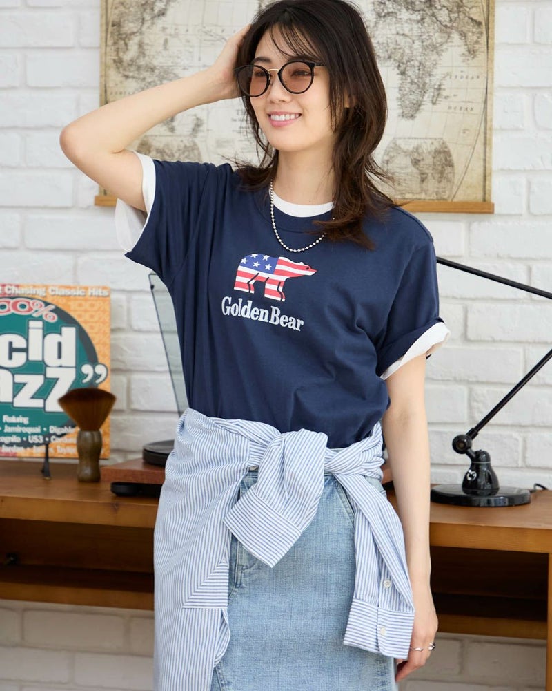 国旗ベアTシャツ