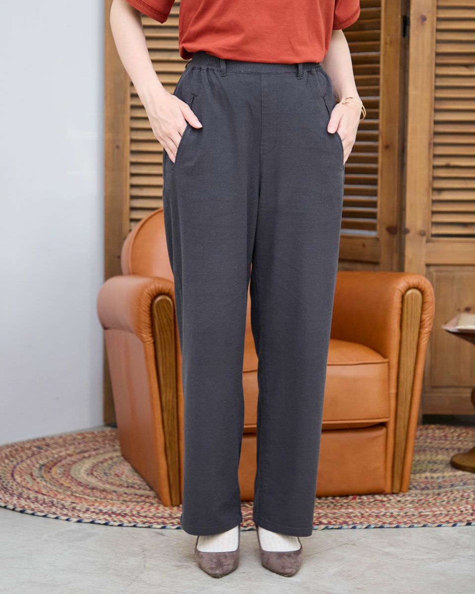 レーヨンリネンストレッチパンツ