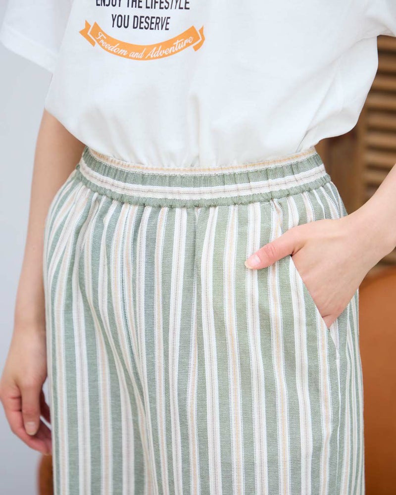 セミワイドパンツ