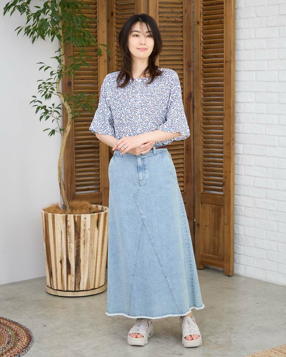 White Labelシャーリングブラウス | ゴールデンベアストア
