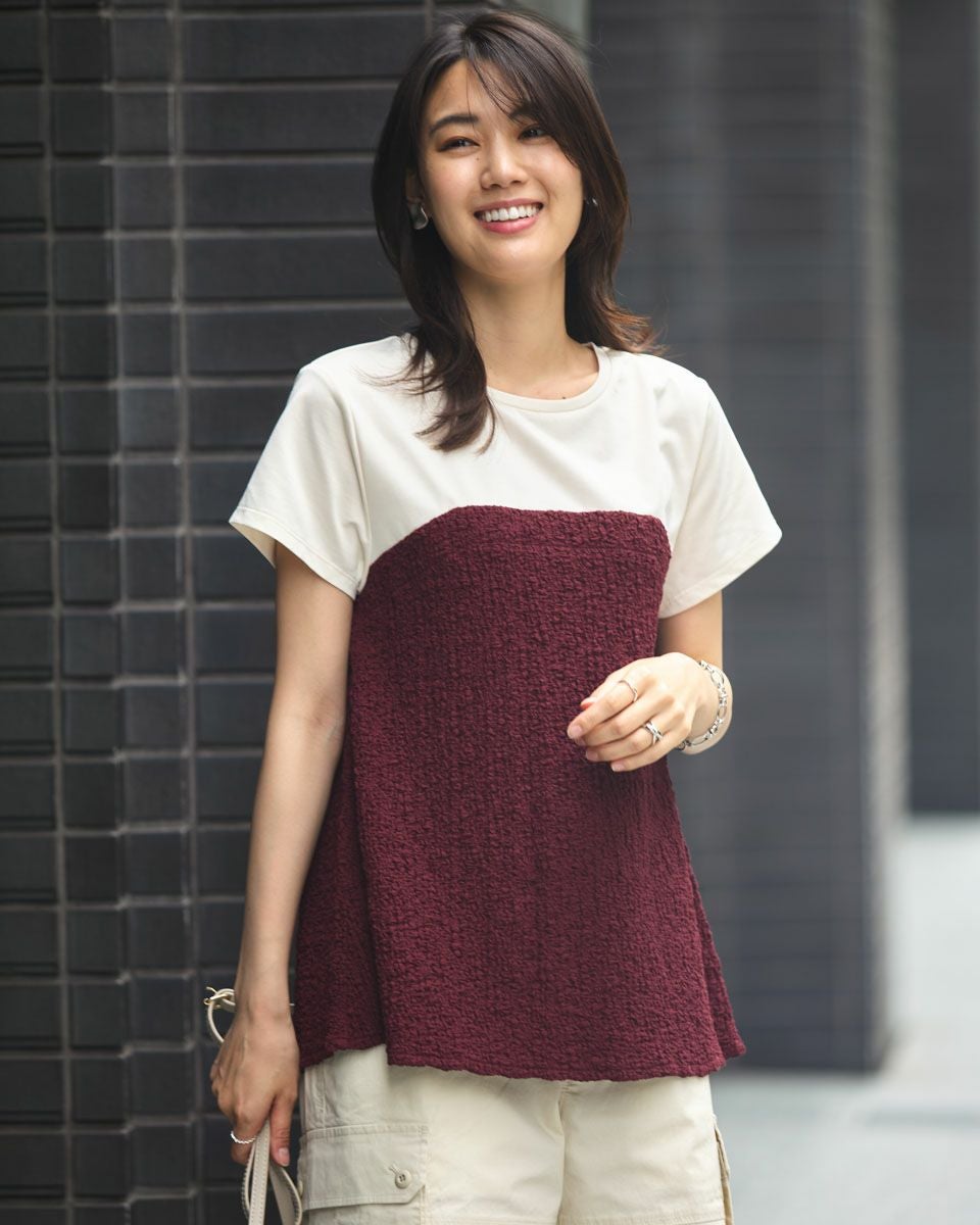 ビスチェ付きプルオーバー