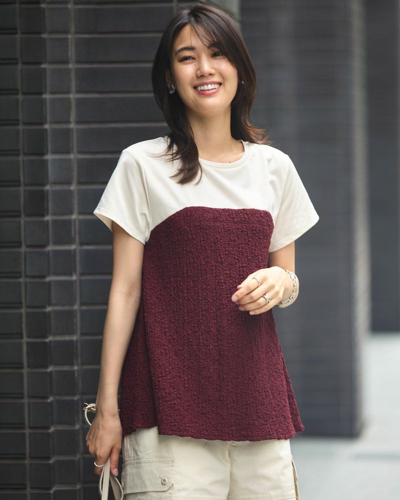 ビスチェ付きプルオーバー