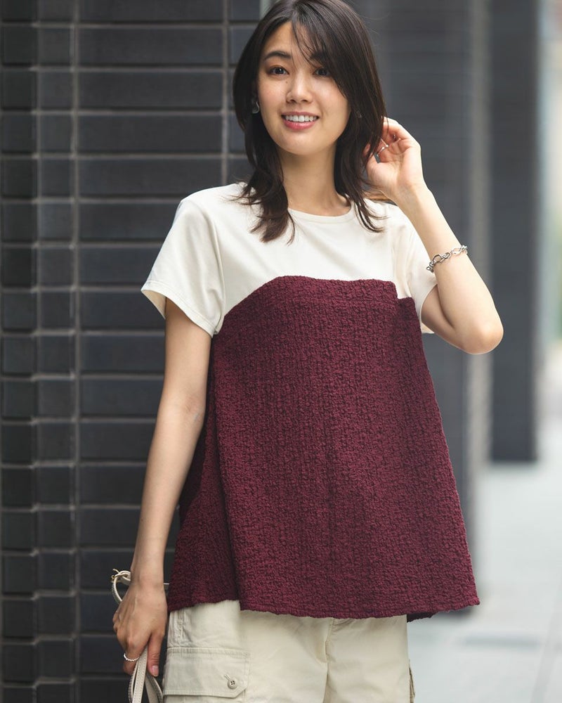 ビスチェ付きプルオーバー