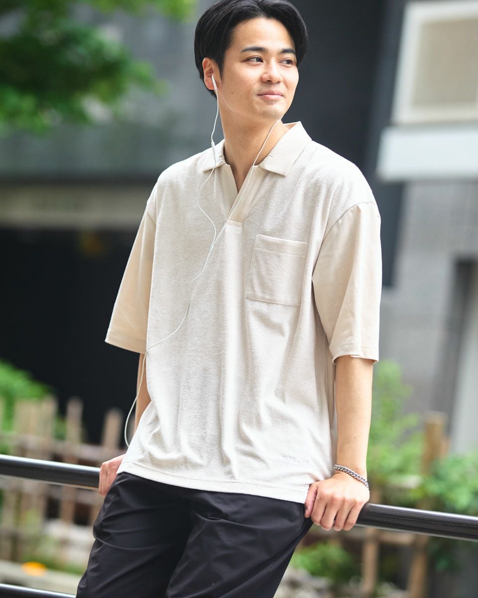 スキッパーポロシャツ