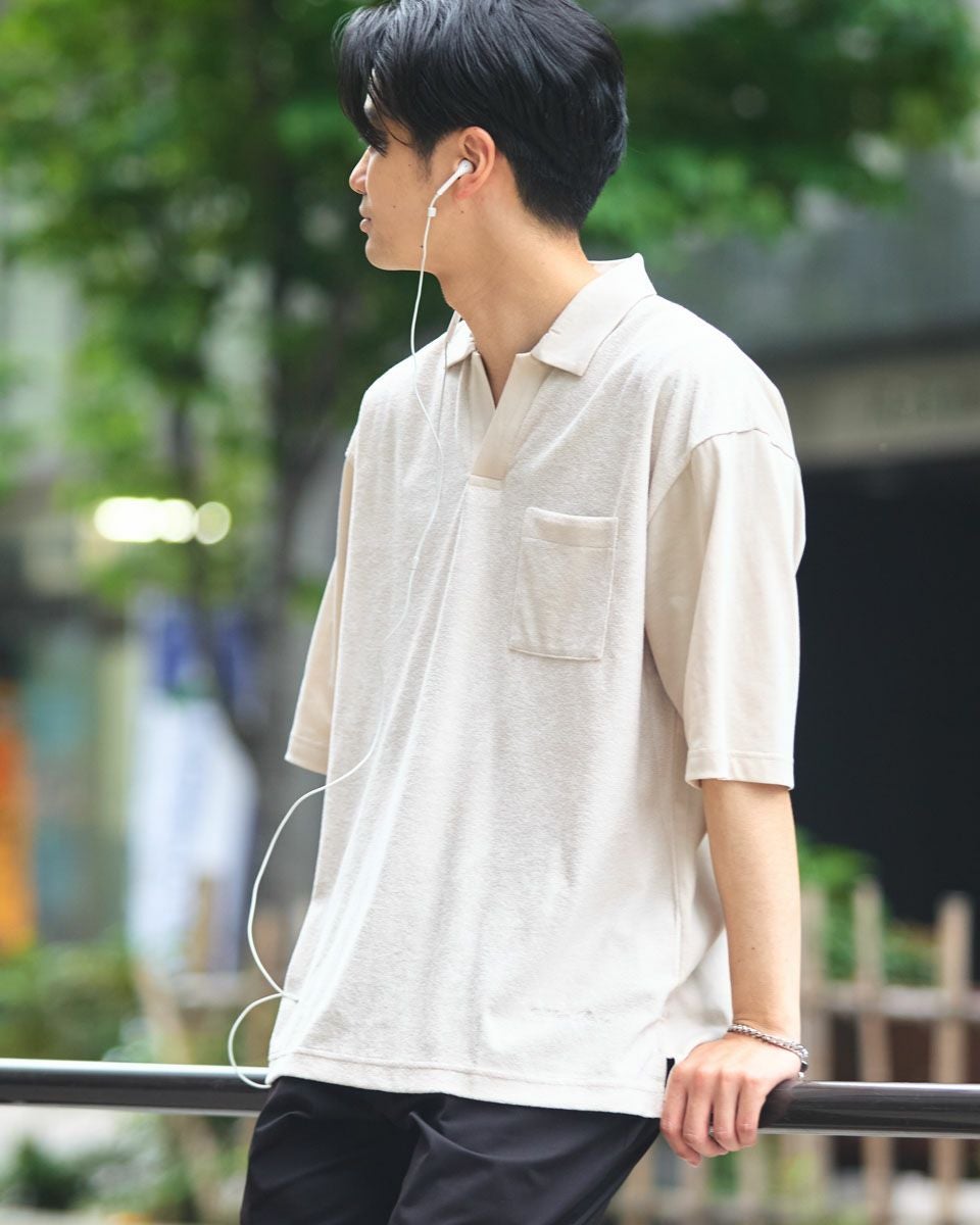 スキッパーポロシャツ