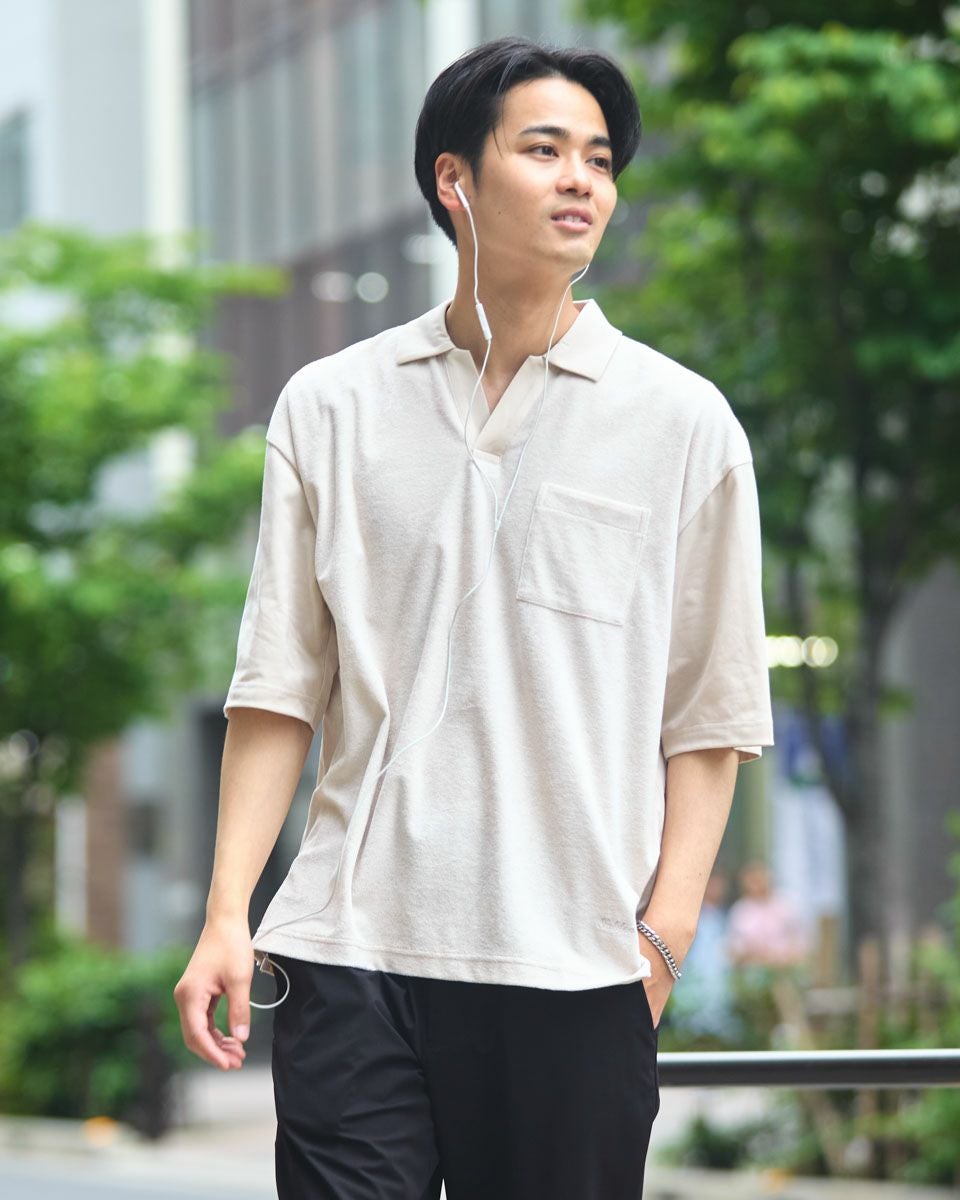 スキッパーポロシャツ