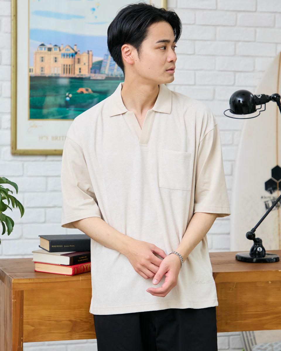 スキッパーポロシャツ