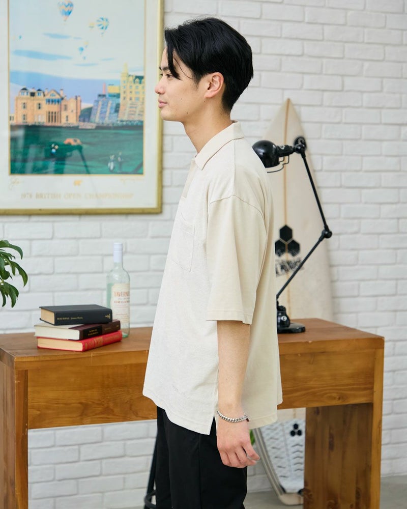 スキッパーポロシャツ