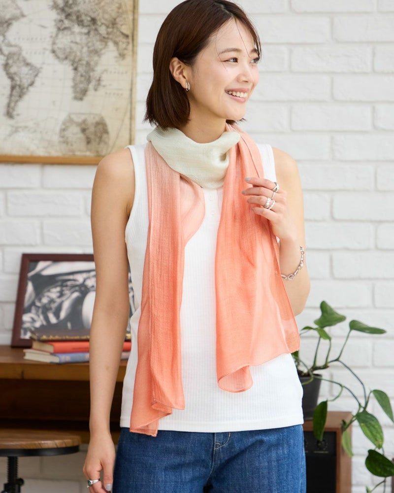 UVグラデーションストール